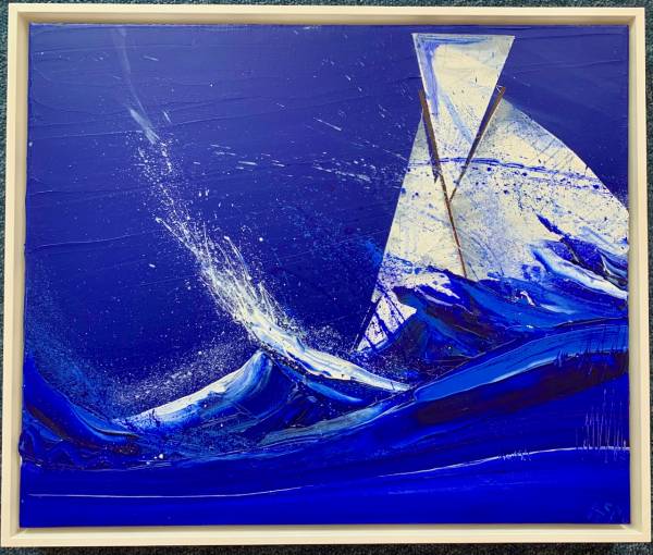 - Acrylic on Canvas, Painting by Annabel Menheneott, measuring 60 x 50 cm (H x W) framed at 64 x 54 cm £850